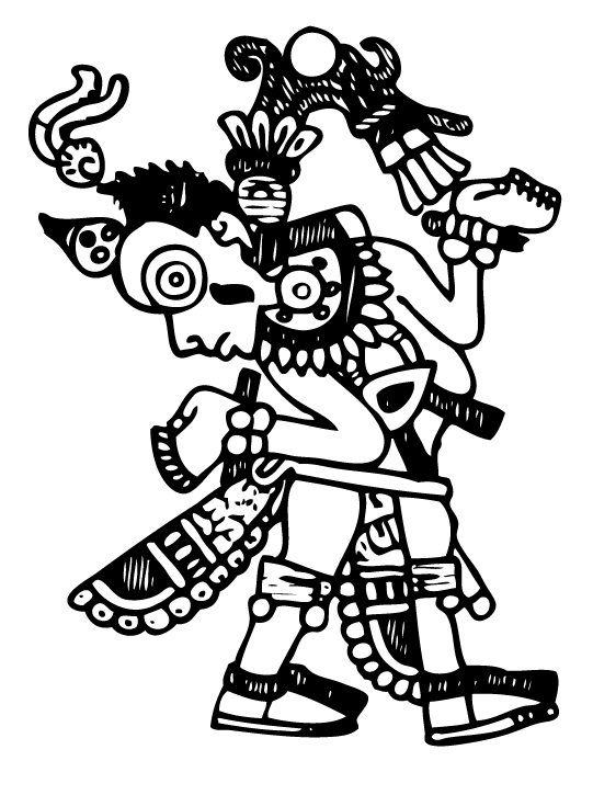 Ilustración gratis - Ilustración de un Bailarín Azteca