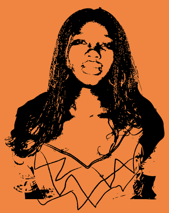 Ilustración gratis - Joven mujer africana