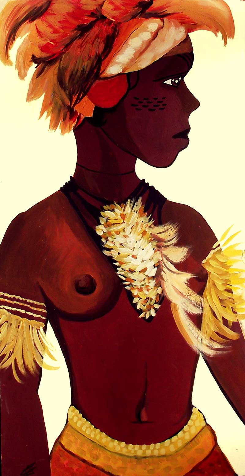 Mujer africana guerrera