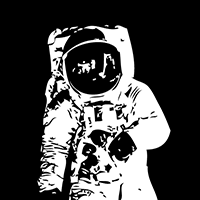 dibujo Astronauta