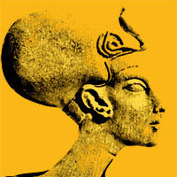 Busto de la reina Nefertiti