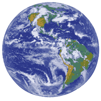 Ilustración GIF del Planeta tierra