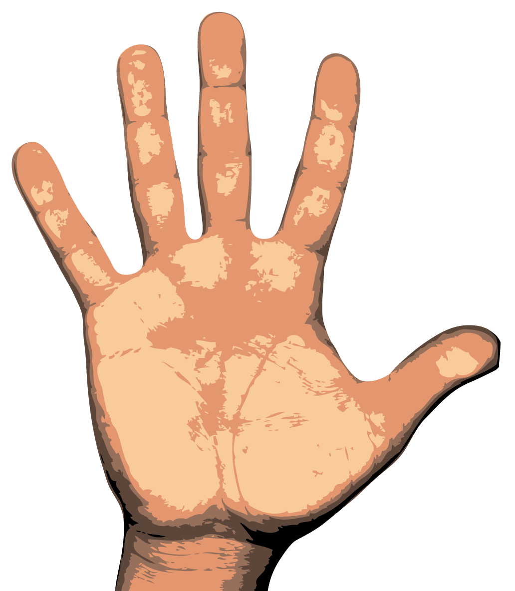 Ilustración gratis - La palma de la mano