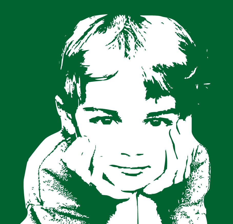 Ilustración gratis - Rostro de un niño joven