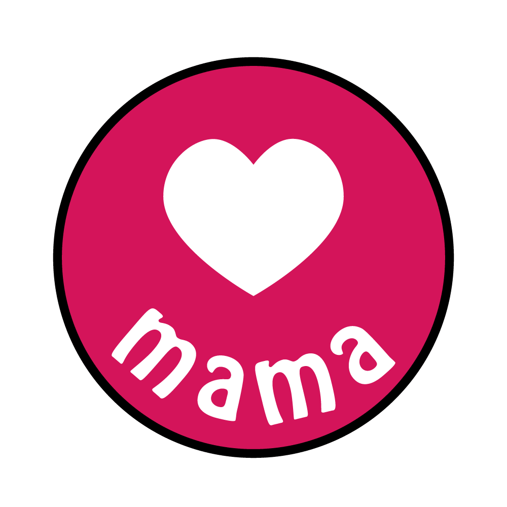 Ilustración gratis - Love mama en un círculo