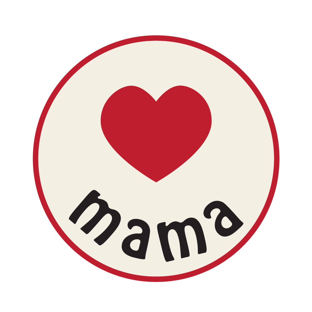 Ilustración gratis - Love mama en un círculo