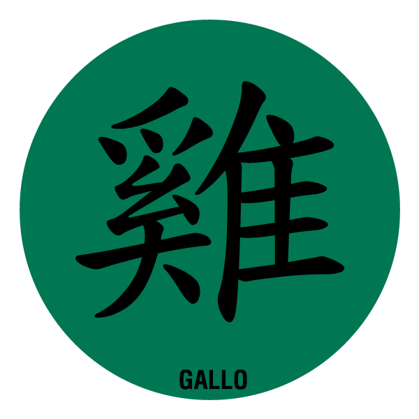 Ilustración gratis - Horóscopo chino  - Símbolo del gallo