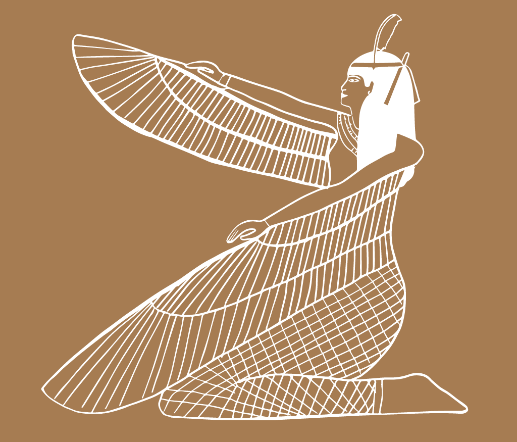 Ilustración gratis - Diosa Isis con alas 
