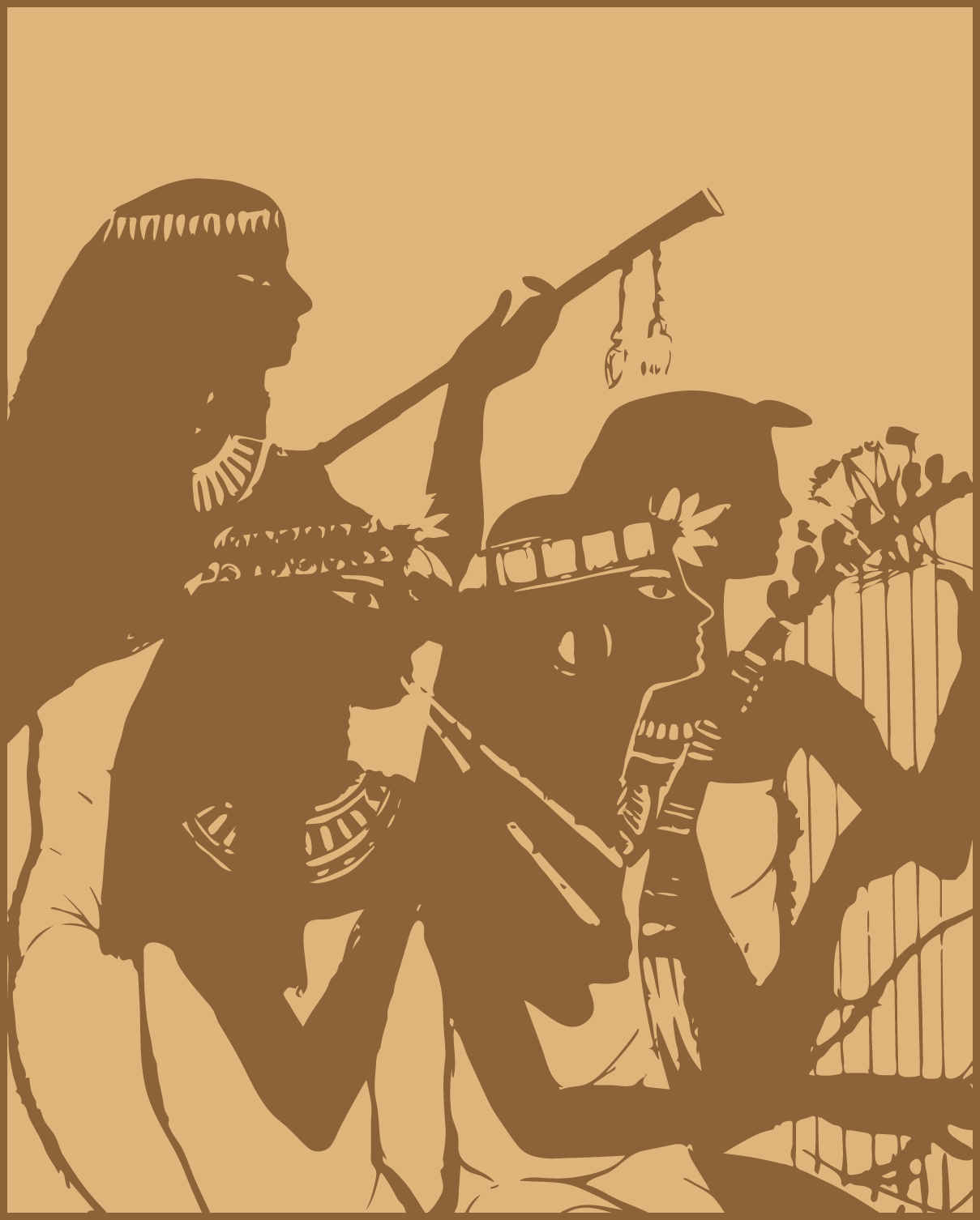 Ilustración gratis - La música en el Arte egipcio