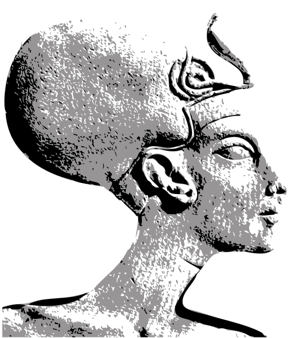 Ilustración gratis - Busto de Nefertiti