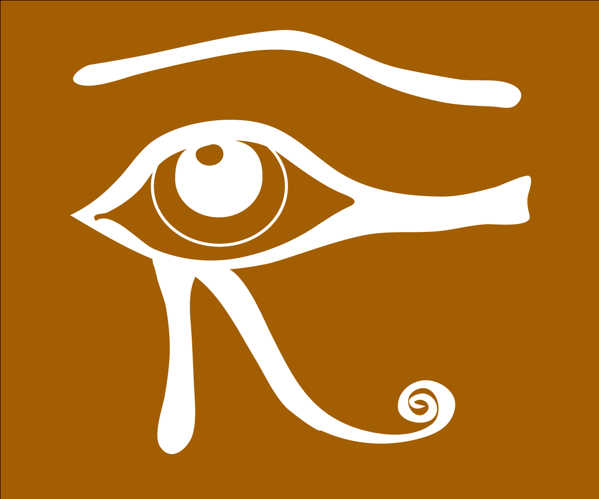 Ilustración gratis - El ojo de Horus - Arte egipcio