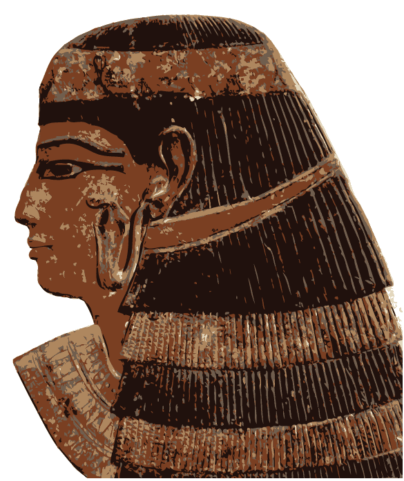 Ilustración gratis - Arte Egipcio - La reina de los muertos