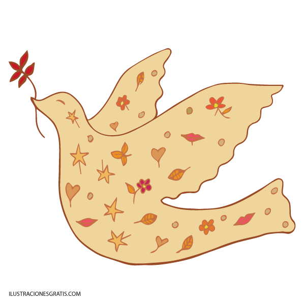 Ilustración gratis - La paloma de la paz