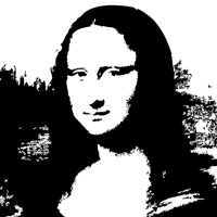 Ilustración vectorial de Mona Lisa