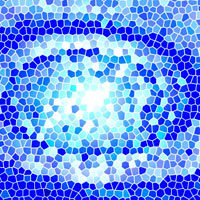 Textura de vidriera con remolino azul