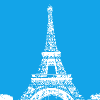 La Torre Eiffel – dibujo vectorial
