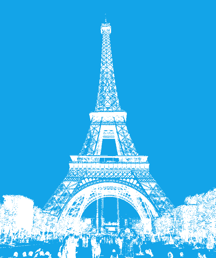 Ilustración gratis - La torre Eiffel de París